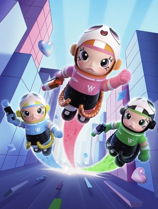 玩具將軍 Molly 飛天小女警 400% 入魂中