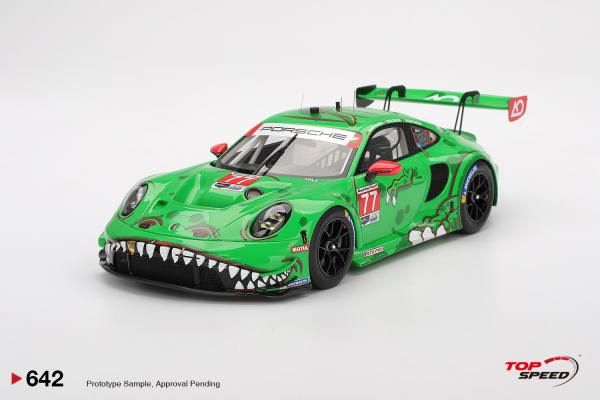 TSM 1/43 保時捷 911 GT3 R綠恐龍